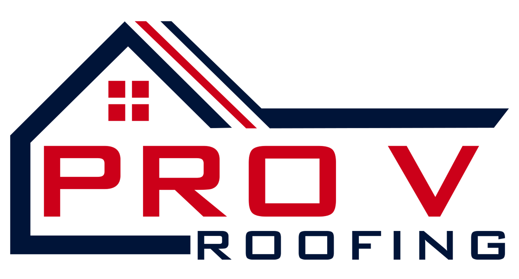 Pro V Roofing Logo